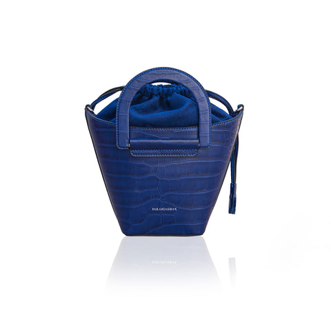 Electric Blue Cleamance Bucket Bag